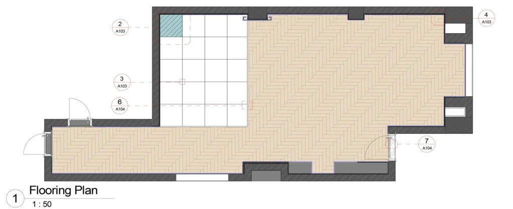 Interior layout drawings