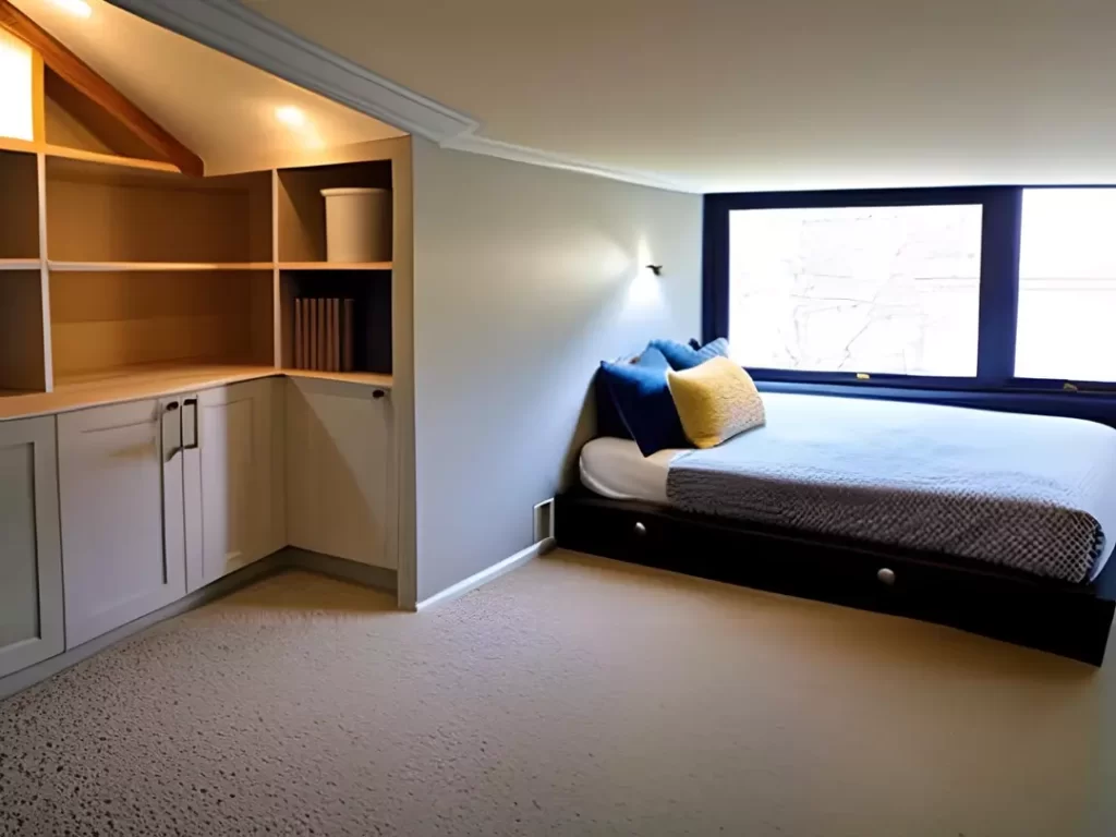 low ceiling small attic room ideas 24