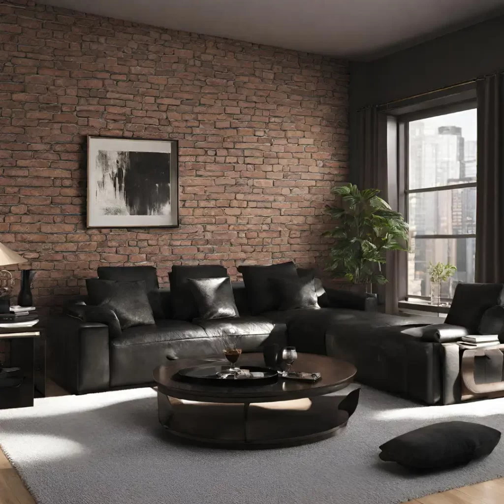 black living room 1