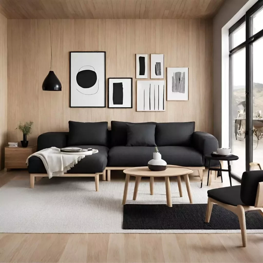 black living room 19