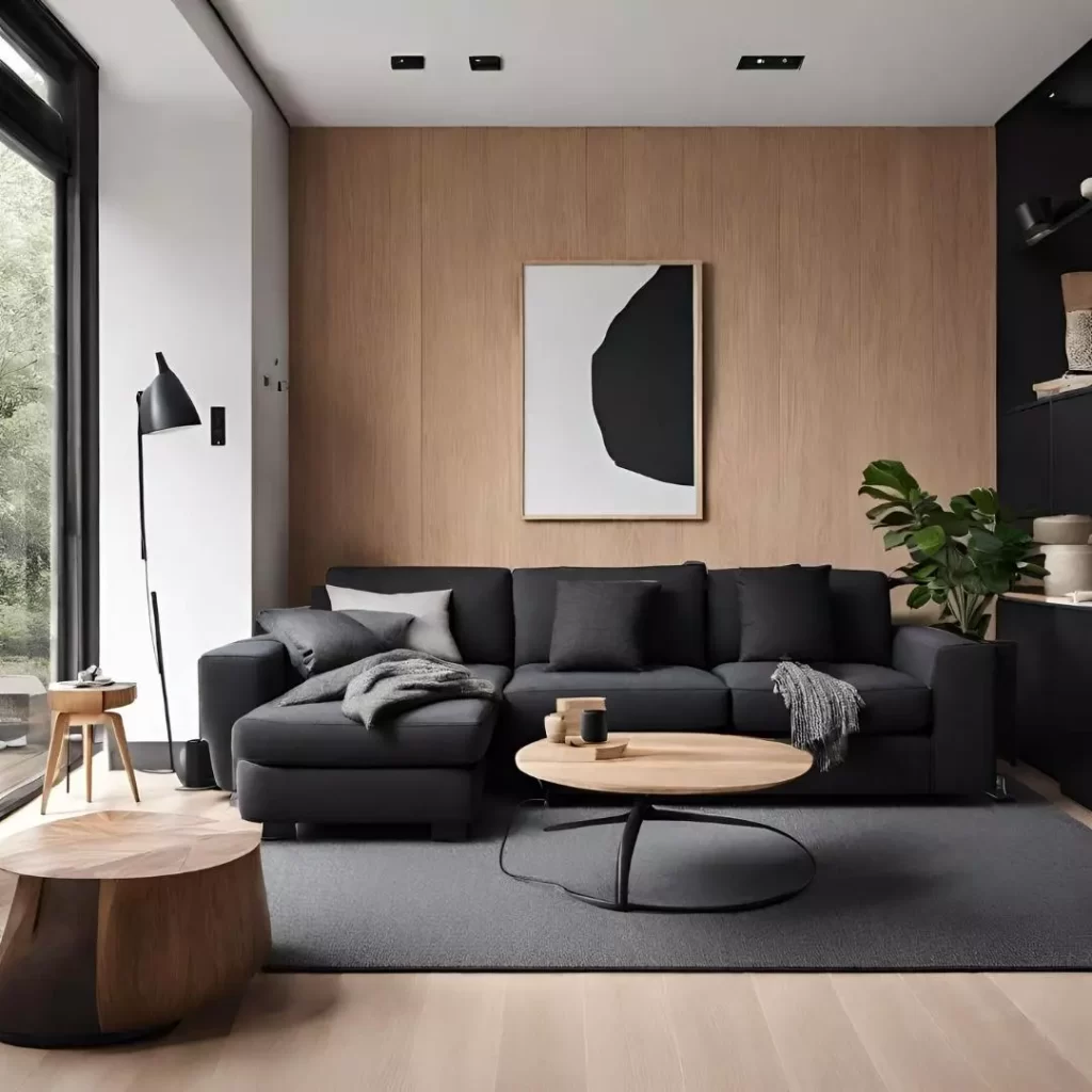 black living room 20