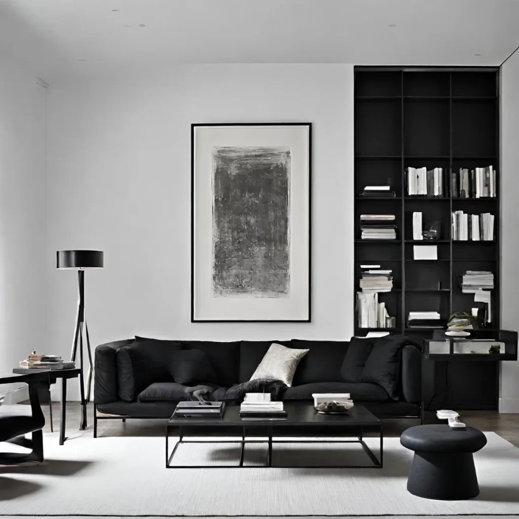 black living room 58