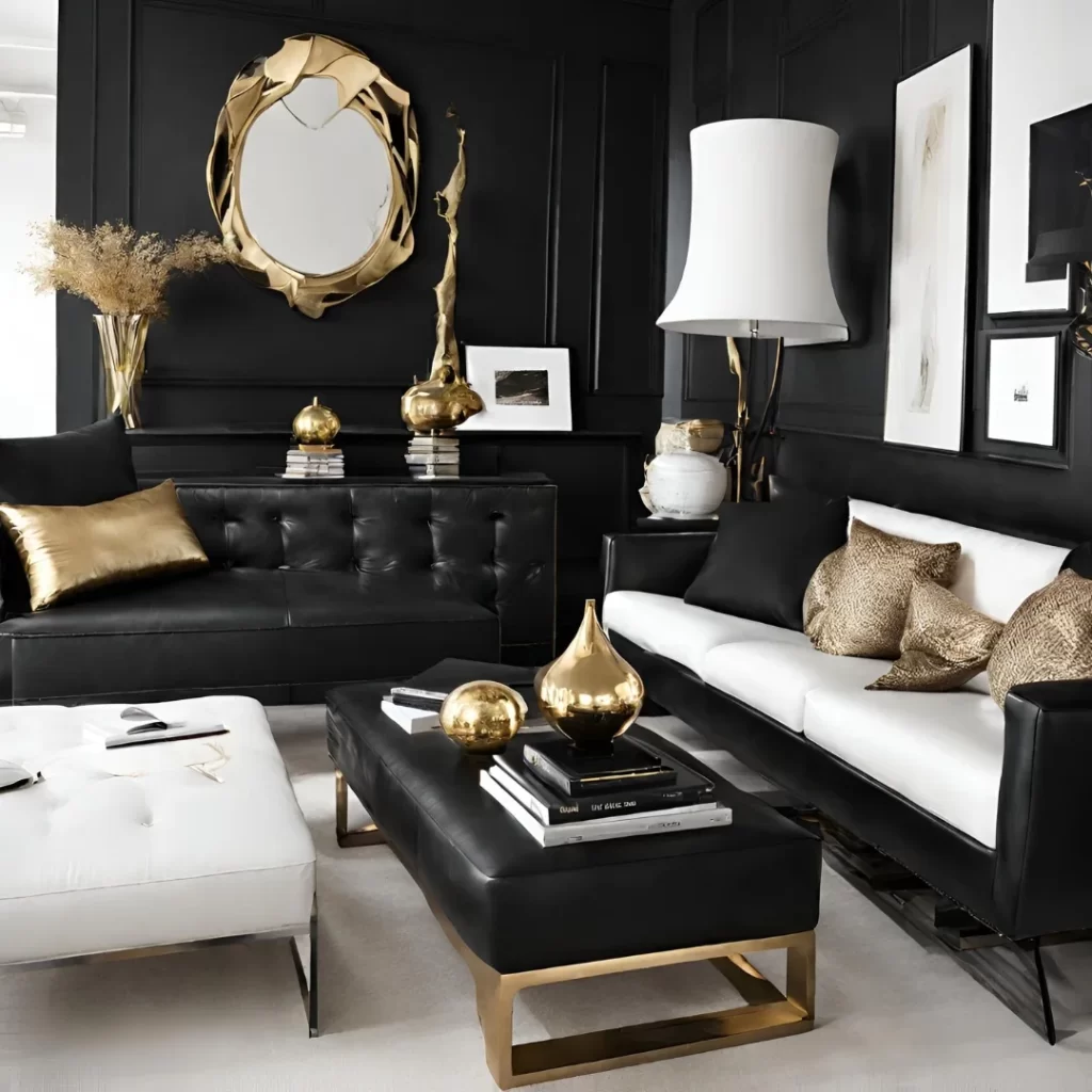 black living room 74